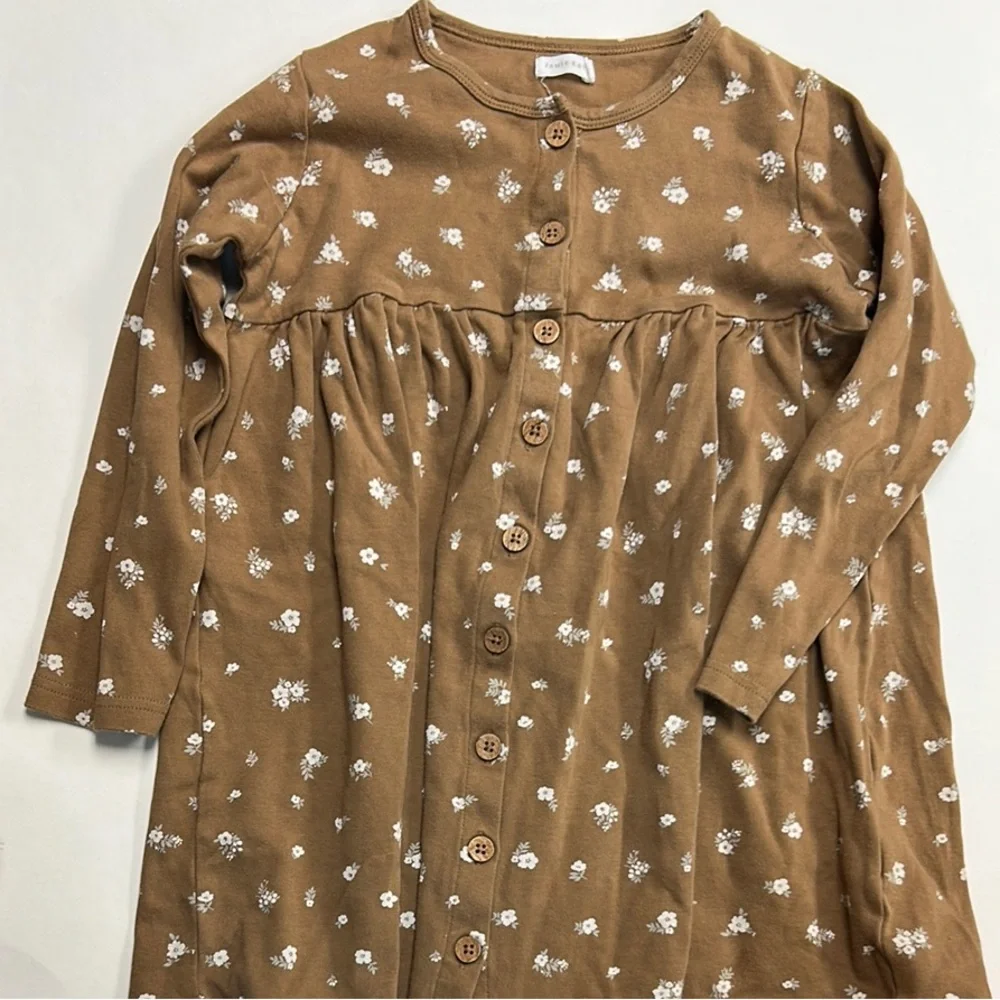 Jamie Kay Tan Floral Dress - Picture 1 of 3